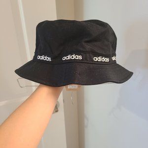 Black Unisex Adidas Bucket Hat